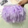 Jhdwu Fluffy Turkey Feather Trim, 1 m, Multicolor (10–15 cm) view 3