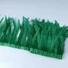 2 m Rooster Tail Feather Fringe Trim for DIY Costumes and Clothing Decor view 1