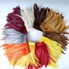 2 m Rooster Tail Feather Fringe Trim for DIY Costumes and Clothing Decor view 2