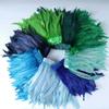 2 m Rooster Tail Feather Fringe Trim for DIY Costumes and Clothing Decor view 3
