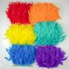 Jhdwu 1-Yard Natural Ribbon with Turkey Feather Trim (10–15 cm) view 4