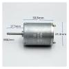 UYCUODLUY 24 mm Round Long-Shaft RK-370CA-25110 Electronic Starter, DC 5–12 V, 7.4 V/8 V, 12,000 RPM, High-Speed Carbon Brush view 3