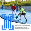 Generic Portable Court Line Marker Set, Non-Slip and Wind-Resistant view 2
