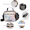 siphylline White Pastel Daisy Blooms Lunch Box for Women view 4