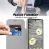 SIYOPINPFY Flip Case for Google Pixel 7A with Card Slot, Titanium Gray JD view 2
