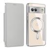 SIYOPINPFY Flip Case for Google Pixel 7A with Card Slot, Titanium Gray JD view 4