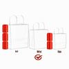 Gcardist 50-Pack Black Medium Paper Gift Bags with Handles, 10.6 x 8.3 x 4.3 in view 4