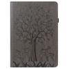 DayQiQiPu Protective Cover for Apple iPad Pro 11-inch (4th/3rd/2nd/1st Gen, 2018–2022), Deer Under Tree Embossed Folio Wallet Case with Stand, Gray view 1