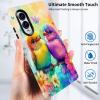 Bxgolkgd TPU + PC Case for Galaxy S25 Edge 6.7-inch, Dual-Layer Shock-Resistant Protective Case with Colorful Bird view 3