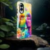 Bxgolkgd TPU + PC Case for Galaxy S25 Edge 6.7-inch, Dual-Layer Shock-Resistant Protective Case with Colorful Bird view 4