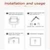 Decorative Cover for Breaker Boxes, Fuse Boxes, and Electrical Panels (C, 60 x 40 cm) view 3
