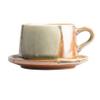 ULTRAWAVE Vintage Ceramic Coffee Cup with Saucer, Handmade, 210 ml view 1