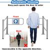 Stainless Steel Swing Gate, 220 cm, Automatic-Closing Safety Barrier for Pedestrian Access view 2