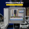 PUFAHAU Electrical Enclosure, Steel Junction Box, 4-Section Electrical Cabinet, IP66 Waterproof and Dustproof, Universal Project Box, 24 x 24 x 12 in view 2
