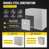 PUFAHAU Electrical Enclosure, Steel Junction Box, 4-Section Electrical Cabinet, IP66 Waterproof and Dustproof, Universal Project Box, 24 x 24 x 12 in view 3