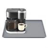 TDCuizent Silicone Coffee Machine Mat, 40 x 50 cm, Non-Slip, Heat-Resistant, Raised Edges, Gray view 3