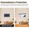 Electrical Panel Cover, Removable Adhesive Curtain, 60 x 80 cm (23 5/8 x 31 1/2 in), C view 2