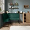 JKG Meble Dining Room Corner Bench, Green, Right, 130 x 170 cm view 2