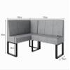 JKG Meble Dining Room Corner Bench, Green, Right, 130 x 170 cm view 4