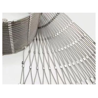 ZXCASDF 304 Stainless Steel Cable Mesh Safety Net, 0.8 x 30 m
