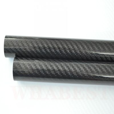 1-Piece 3K Carbon Fiber Tube, 21–30 mm OD x 500 mm