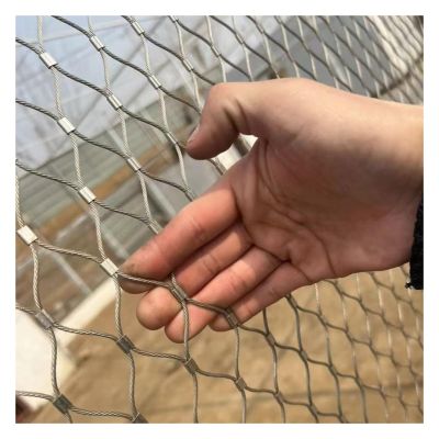 ZXCASDF 304 Stainless Steel Cable Net, Universal Flexible Protective Net, Fall Protection Safety Net for Soccer Fields, Gardens and Plants (L1.5 × W18 m / L4.92 × W59.05 ft)