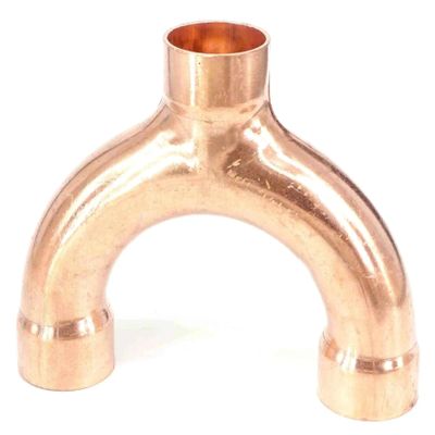 42 × 1.9 × 135 mm Copper End-Feed Equal Y 3-Way Welding Pipe Adapter Fitting