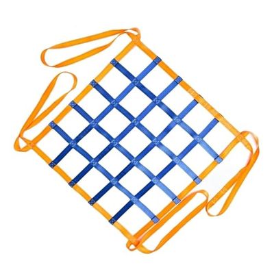 Cargo Lifting Net, Elastic Polyester Net with Safety Slings