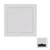 PYSyansu 1-Piece Lightweight White Metal Access Panel for Drywall, Easy-Open Ceiling Inspection Door for Hidden Cables (25 × 55 cm) view 1