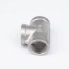 3/4" BSP Equal Female Tee, 3-Way, 304 Stainless Steel Pipe Fitting Connector for Water, Air, and Gas view 3