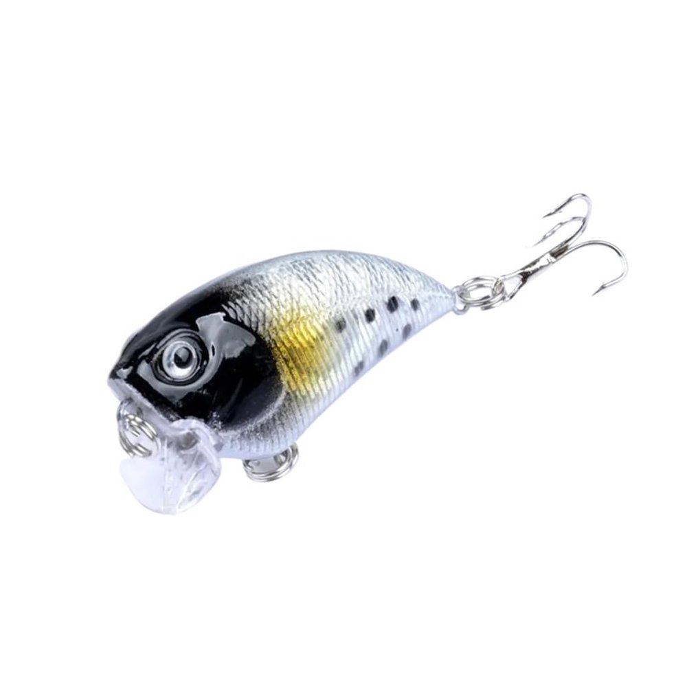 1pc 5.5 cm 6.5g Minnow Fishing Lure, Floating Wobbler Artificial Hard Bait Crankbait (F)
