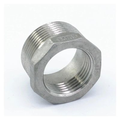 1-1/4" BSP Male to 1" BSP Female 304 Stainless Steel Reducer Adapter Fitting