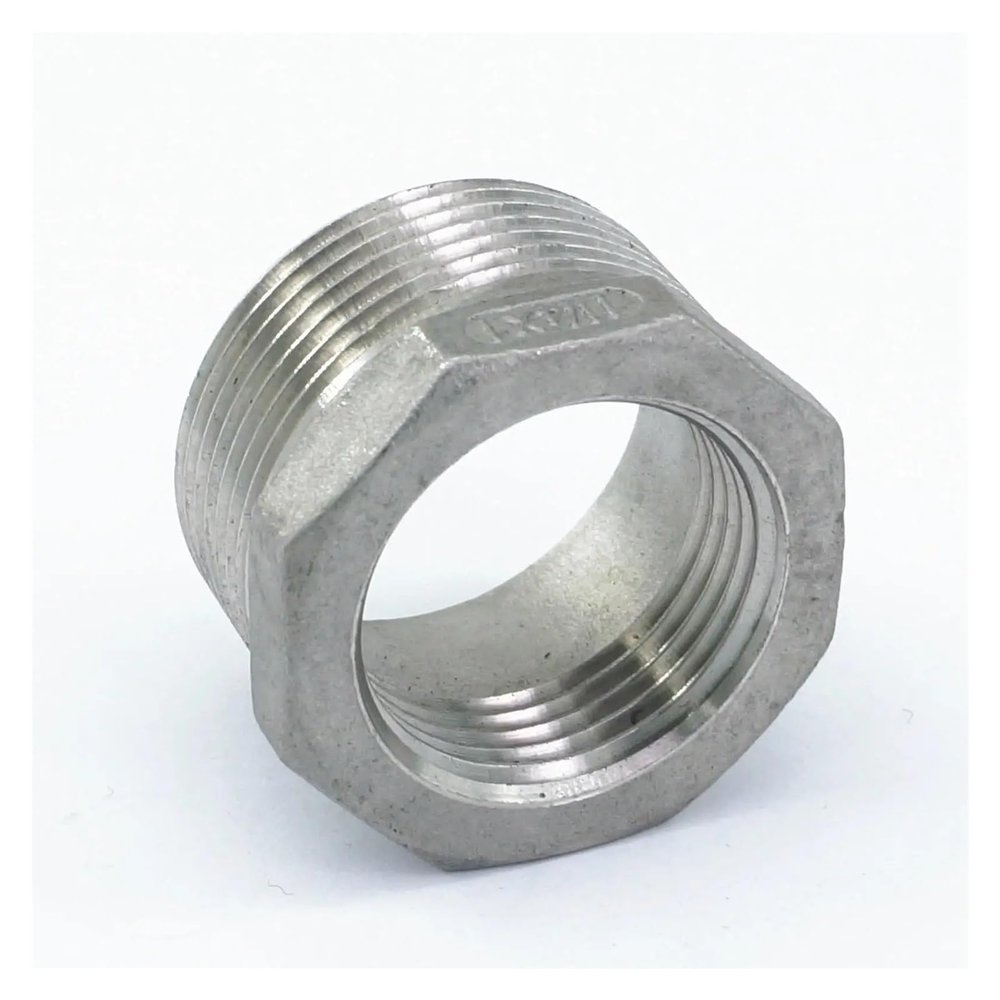 1-1/4" BSP Male to 1" BSP Female 304 Stainless Steel Reducer Adapter Fitting