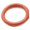 10-Piece Red Silicone O-Ring Gaskets, 3 mm Thick (OD 54 mm, ID 48 mm) view 1