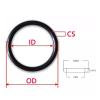 10-Piece Red Silicone O-Ring Gaskets, 3 mm Thick (OD 54 mm, ID 48 mm) view 2