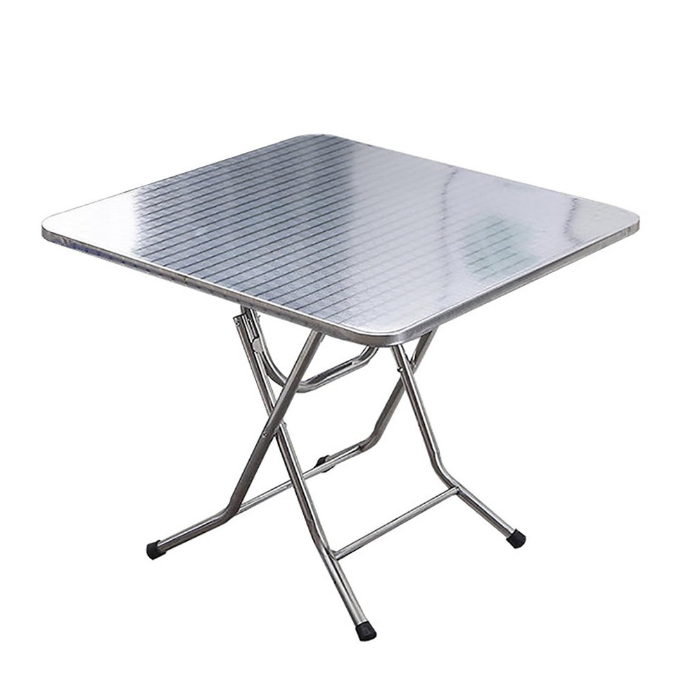Portable Stainless Steel Folding Table for Restaurants, Kitchens, Homes, and Hotels