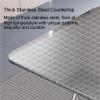 Portable Stainless Steel Folding Table for Restaurants, Kitchens, Homes, and Hotels view 2