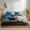 Srigzcaly Soccer 3D Goal Duvet Cover Set 200 x 220 cm, Light Blue view 4