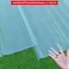 Transparent Corrugated Roofing Sheets, 18-Pack, 0.9 x 0.6 m view 3