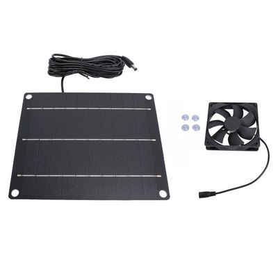 6W 6V Solar-Powered Exhaust Fan for Pets