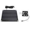 6W 6V Solar-Powered Exhaust Fan for Pets view 1