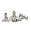 1-Piece SS304 Stainless Steel Quick-Fit Trachea Quick-Insertion Hose Clamp Joint, TC77.5 Connection, PC8MM view 4