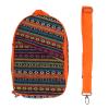 Compact Camping Utensil Bag, Durable Polyester, Adjustable Strap, Orange view 1