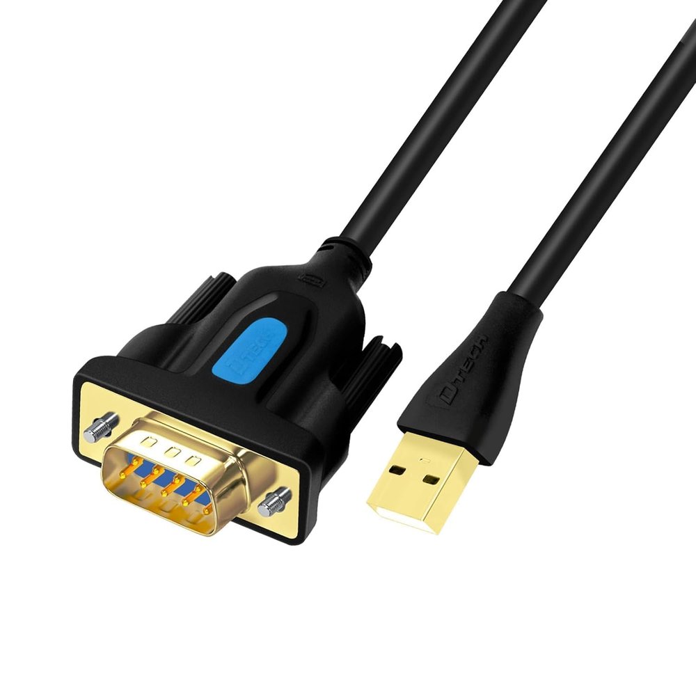DTECH USB-to-Serial DB9 RS232 Adapter Cable with Prolific PL2303 Chip