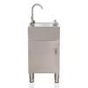 QYYZTQY Stainless Steel Single-Bowl Outdoor Utility Cabinet Sink with Faucet, Adjustable Feet, and 200 lb Capacity view 1