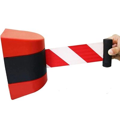 Wall-Mounted Retractable Belt Barrier with ABS Housing