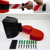 Wall-Mounted Retractable Belt Barrier with ABS Housing view 2