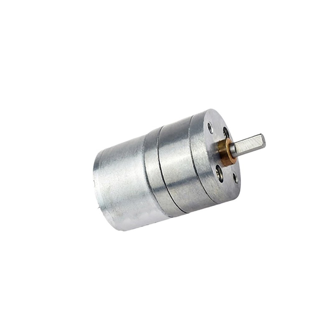 DPNABQOOQ JGA25-310 Micro DC Gear Motor, 12 V, Geared Speed-Control Motor (12 V, 100 RPM)