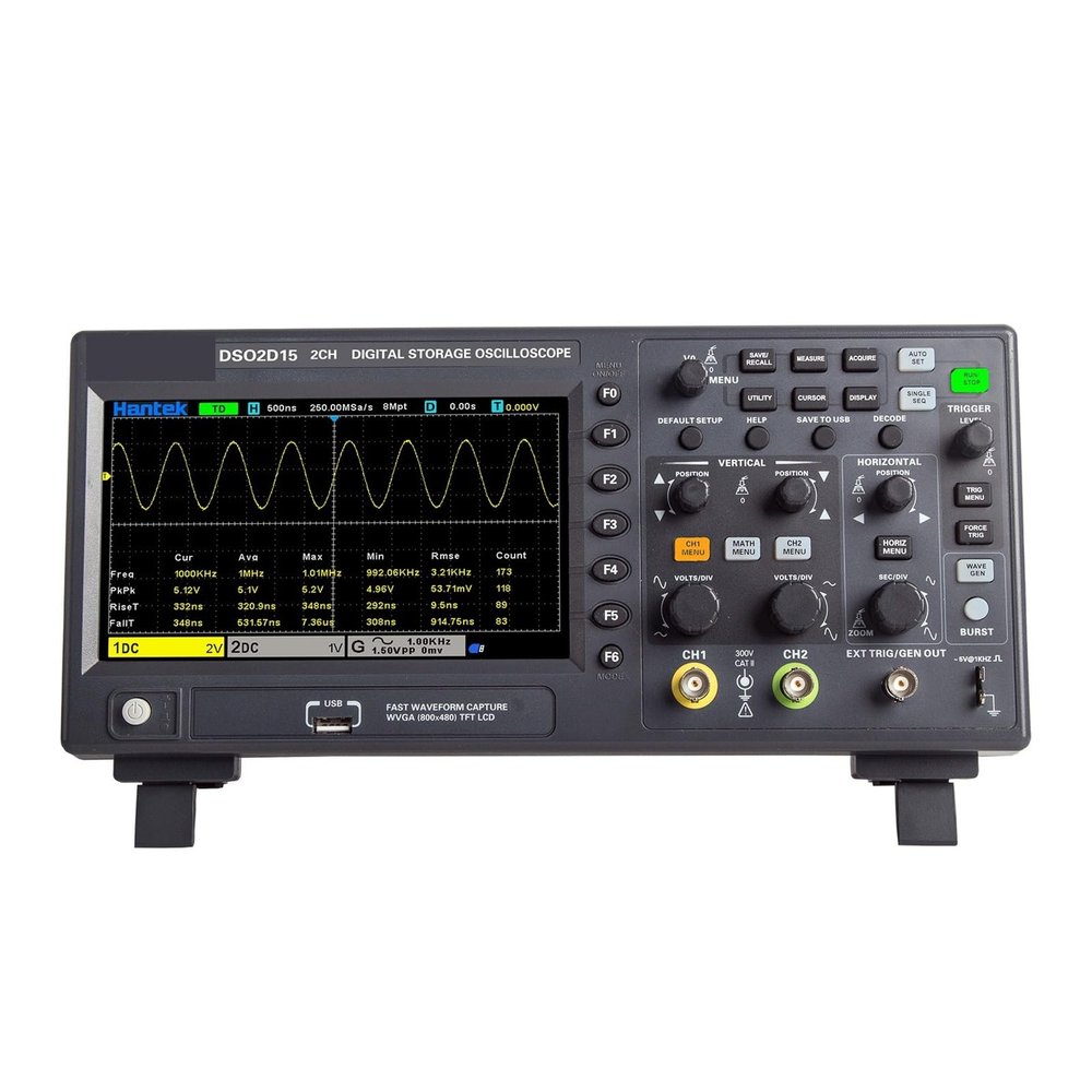 Digital Oscilloscope DSO2C10, 2 Channels, 100 MHz, 1 GSa/s, 8 MB Memory, Built-in Signal Generator (2C10)