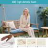 Garden Bench Cushion, Sky Blue, 170 x 30 x 5 cm view 4